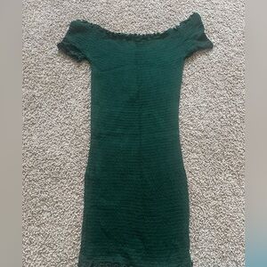 Heart Hips Dark Green Mini Dress